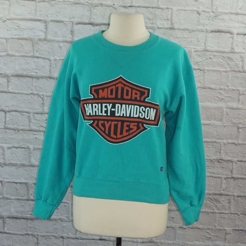 Vintage 90s Harley Davidson Graphic Pullover Sweatshirt